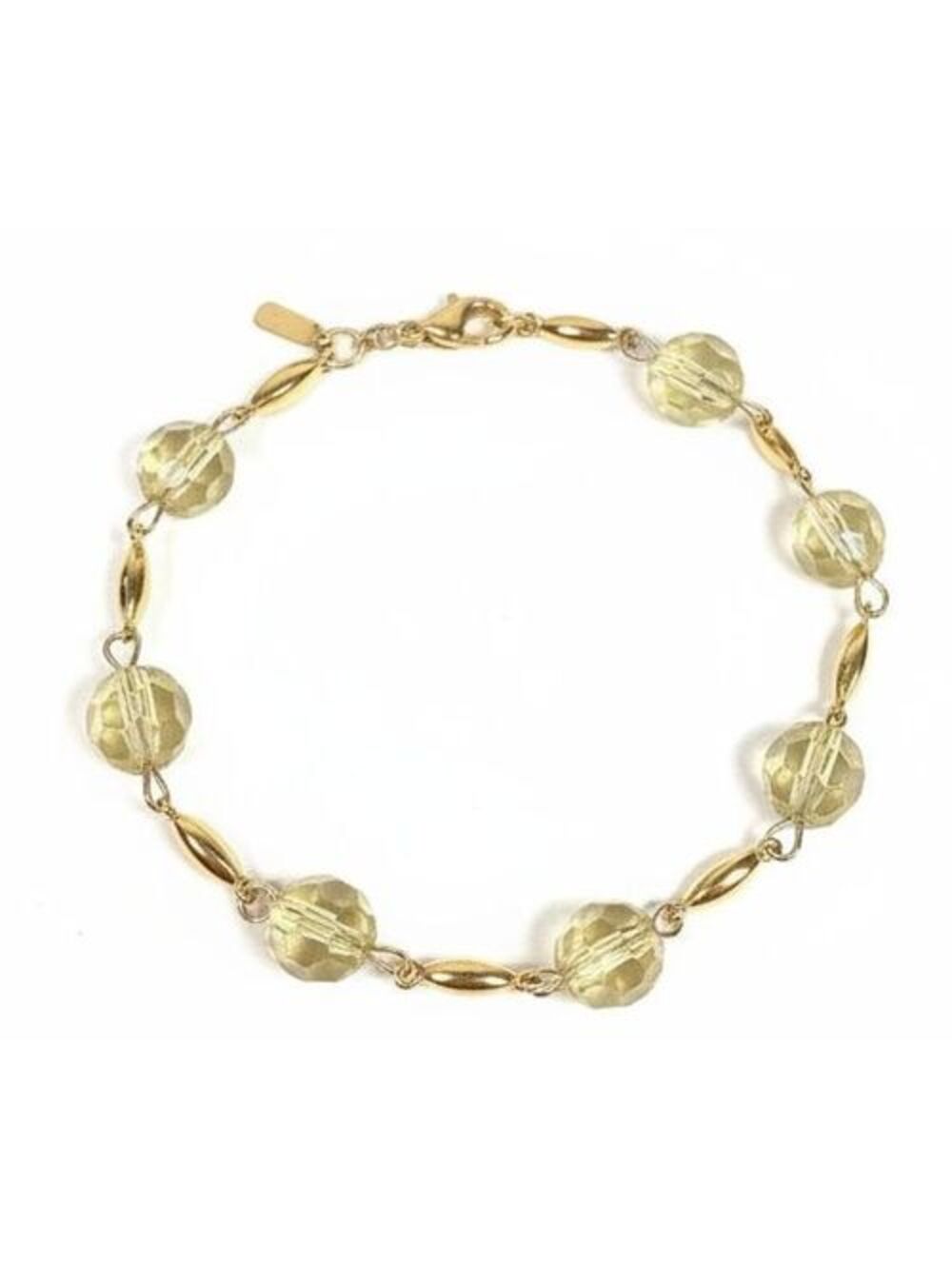 Yellow Beaded Bracelet Women's Jewelry New Without Tags